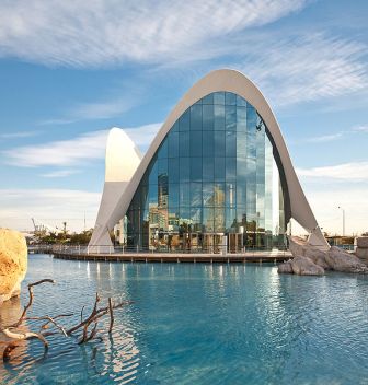 restaurante submarino en el Oceanogràfic