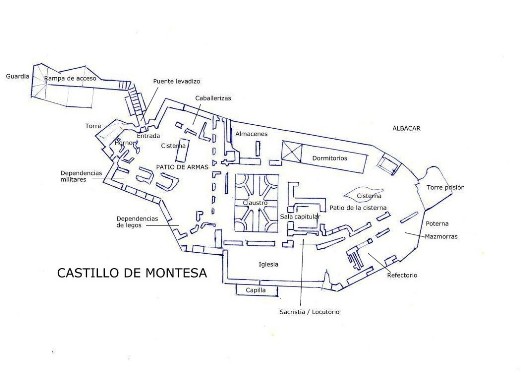 plano maqueta castillo