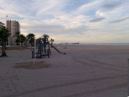 Zona turística playa de Gandia